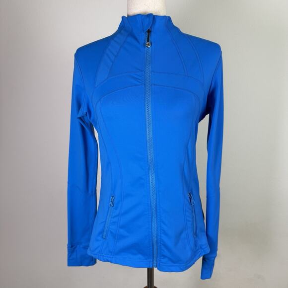 Lululemon Define Jacket Blue Size 10 Full Zip Athletic Stretchy *Old Model - Picture 1 of 16